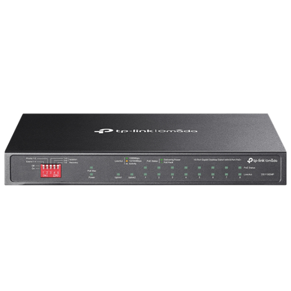Коммутатор TP-Link DS110GMP Черный 20 Гбит/с photo 1
