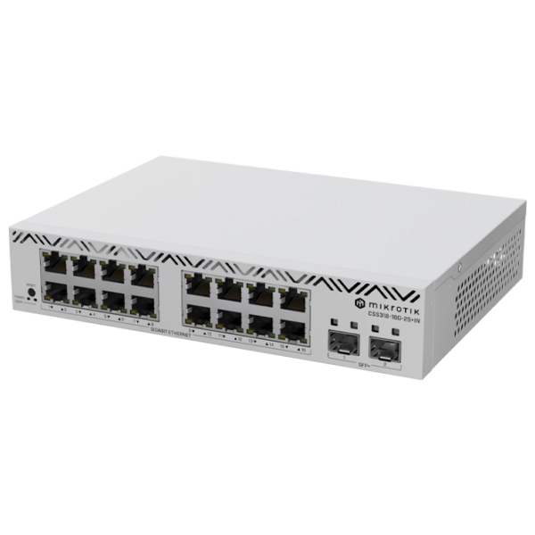 Коммутатор Mikrotik CSS318-16G-2S+IN Серый 72 Гбит/с photo 2