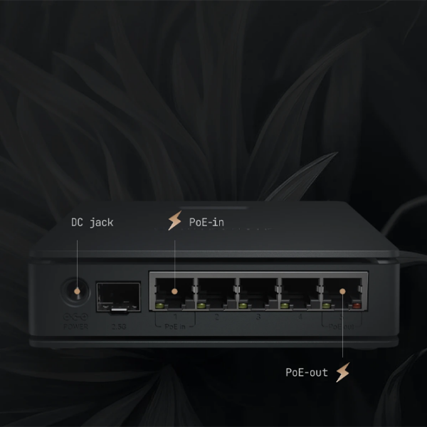 Маршрутизатор Mikrotik E62iUGS-2axD5axT Черный  photo 6