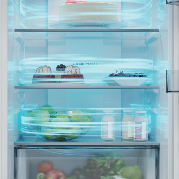 Frigider Candy ECNBQT3518E White 178l / No Frost, 73l / No Frost, E photo 10