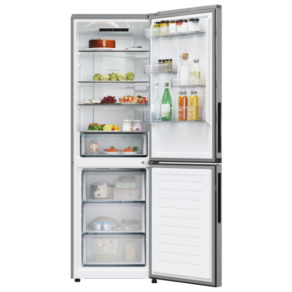 Frigider Candy ECN2CQTEX186 Inox 235l / No Frost, 120l / No Frost, E photo 3
