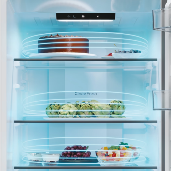 Frigider Candy ECN2CQTEX186 Inox 235l / No Frost, 120l / No Frost, E photo 7