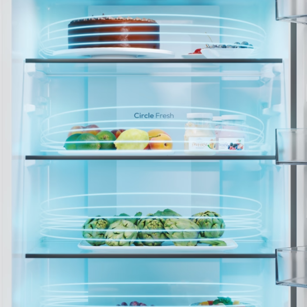 Frigider Candy ECN2CQTEX206 Inox 289l / No Frost, 120l / No Frost, E photo 6