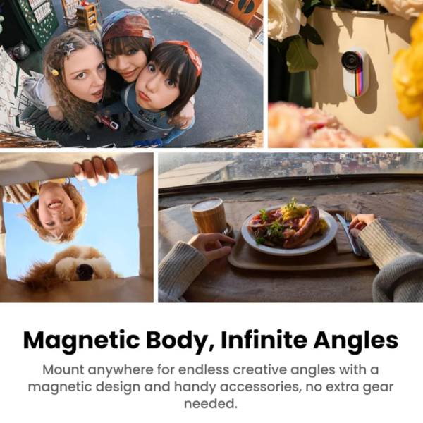 Cameră action Insta360 GO 3S Retro Bundle Special Edition Canvas White 12 MP / 310 mAh / IPX8 photo 11