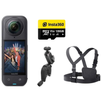Экшн-камера Insta360 X5 Cycling Bundle Черный 72 МП / 2400 мАч / IP68