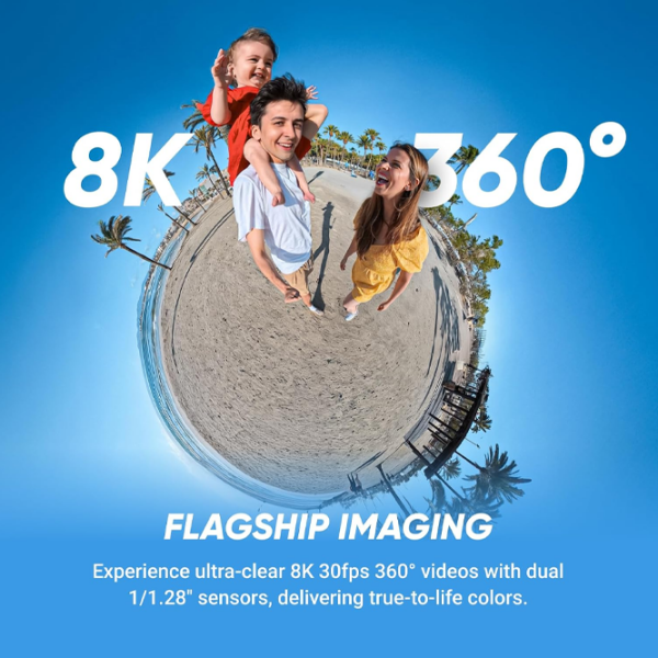 Экшн-камера Insta360 X5 Limited Edition Satin White 72 МП / 2400 мАч / IP68 photo 8