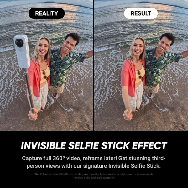 Экшн-камера Insta360 X5 Limited Edition Satin White 72 МП / 2400 мАч / IP68 photo 9