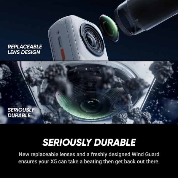 Экшн-камера Insta360 X5 Limited Edition Satin White 72 МП / 2400 мАч / IP68 photo 10