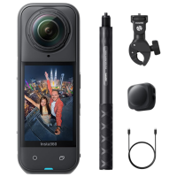 Экшн-камера Insta360 X5 Motorcycle Bundle Черный 72 МП / 2400 мАч / IP68