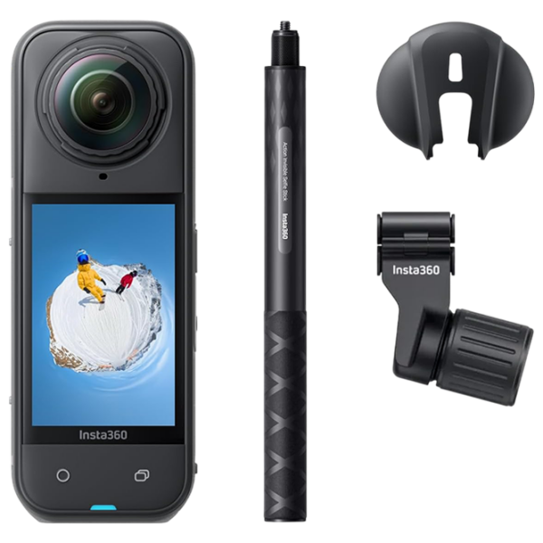Экшн-камера Insta360 X5 Ski Bundle Черный 72 МП / 2400 мАч / IP68 photo 1