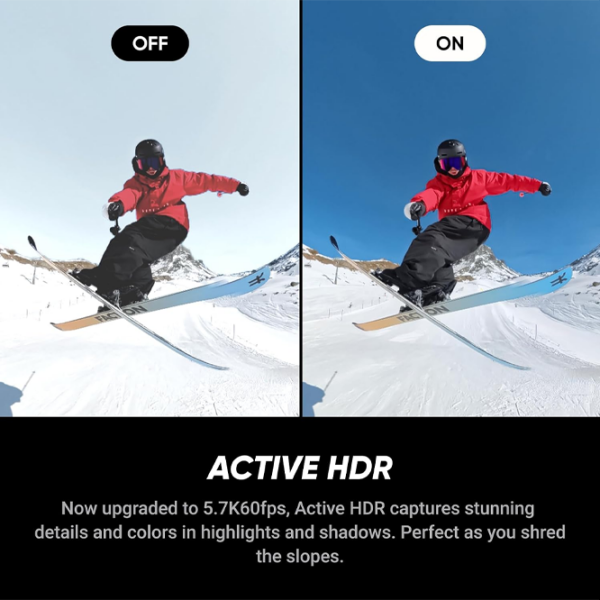 Экшн-камера Insta360 X5 Ski Bundle Черный 72 МП / 2400 мАч / IP68 photo 7