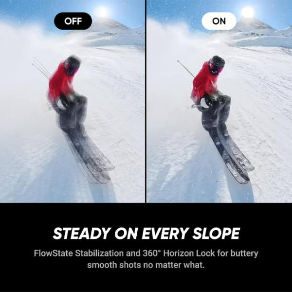 Экшн-камера Insta360 X5 Ski Bundle Черный 72 МП / 2400 мАч / IP68 photo 8