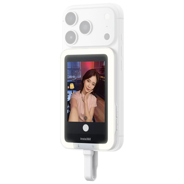 Селфи лампа Insta360 Snap Selfie Screen with LED Light Белый USB Type C / Белый photo 2