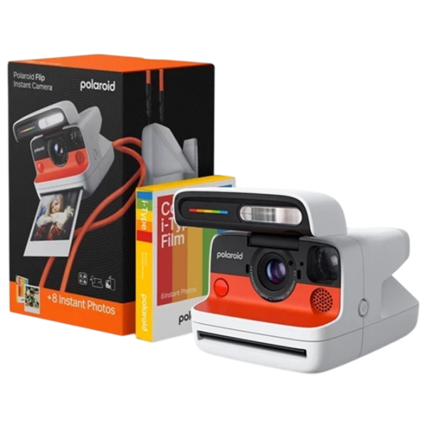 Cameră foto Polaroid Flip + Color Film Bundle + Body Kit White , , photo 1