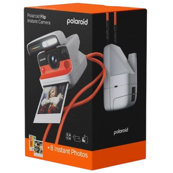 Cameră foto Polaroid Flip + Color Film Bundle + Body Kit White , , photo 5