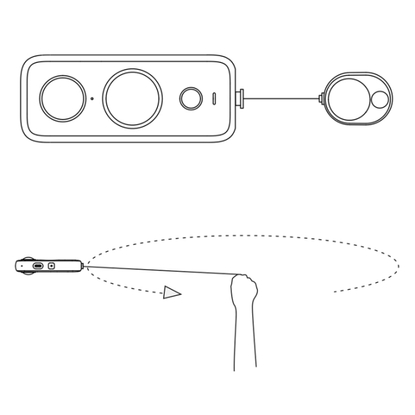 Крепление Insta360 Bullet Time Cord Черный  photo 6