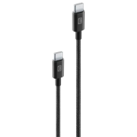 Кабель для телефона Cellularline Power Braided USB Type-C / USB Type-C Черный 