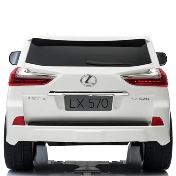 Электромобиль Lexus 570 Dake LX570/2 Белый 3+ | 35 кг | 8 км/ч photo 5