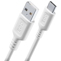 Кабель для телефона Cellularline Become 1M USB Type-C / USB Type-C Белый 