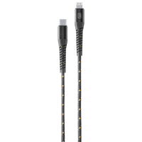 Cablu pentru telefon Cellularline Strong MFI USB Type-C / Lightning Black 