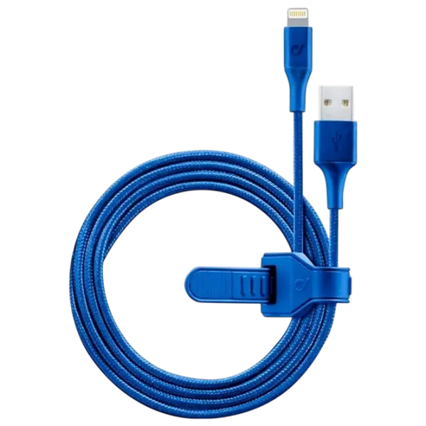 Cablu pentru telefon Cellularline Strip MFI USB / Lightning Blue  photo 1