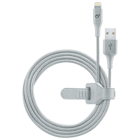 Cablu pentru telefon Cellularline Strip MFI USB / Lightning Silver 