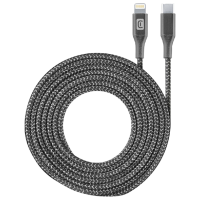 Cablu pentru telefon Cellularline Long MFI USB Type-C / Lightning Black 