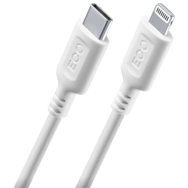 Кабель для телефона Cellularline Become MFI USB Type-C / Lightning Белый  photo 1