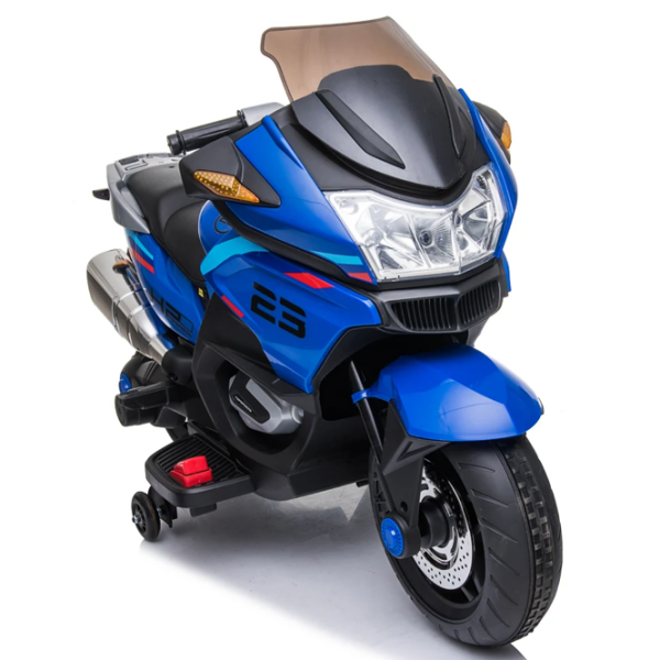Детский мотоцикл Little Star MX609/4 Синий 3+ | 30 кг | 5 км/ч photo 3