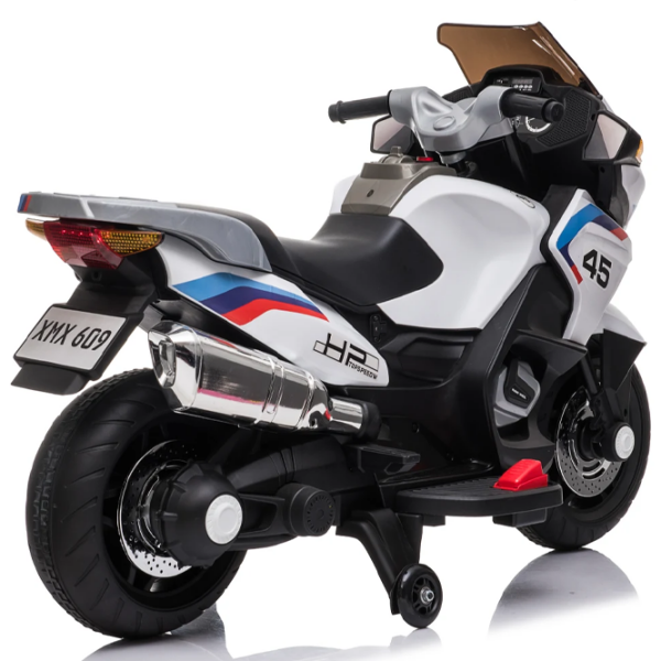 Детский мотоцикл Little Star MX609/5 Белый 3+ | 30 кг | 5 км/ч photo 6