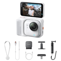 Экшн-камера Insta360 GO Ultra Creator Bundle Arctic White 50 МП / 1450 мАч / IPX8