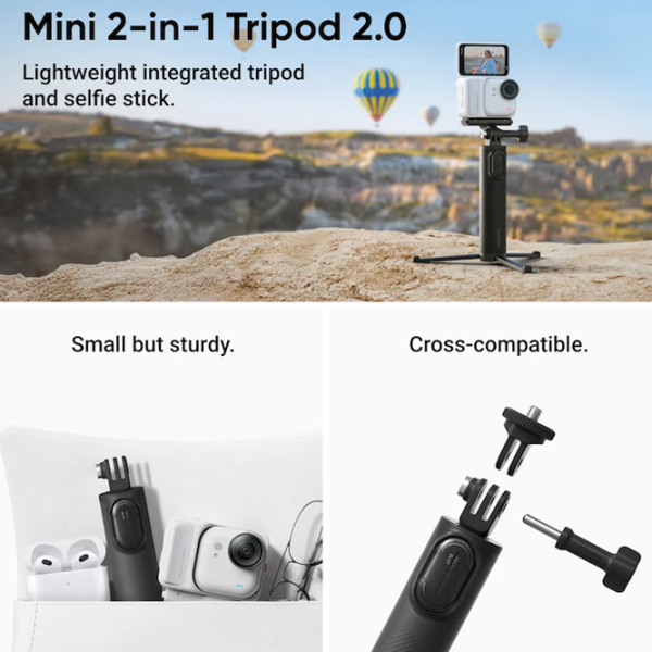 Экшн-камера Insta360 GO Ultra Creator Bundle Arctic White 50 МП / 1450 мАч / IPX8 photo 11