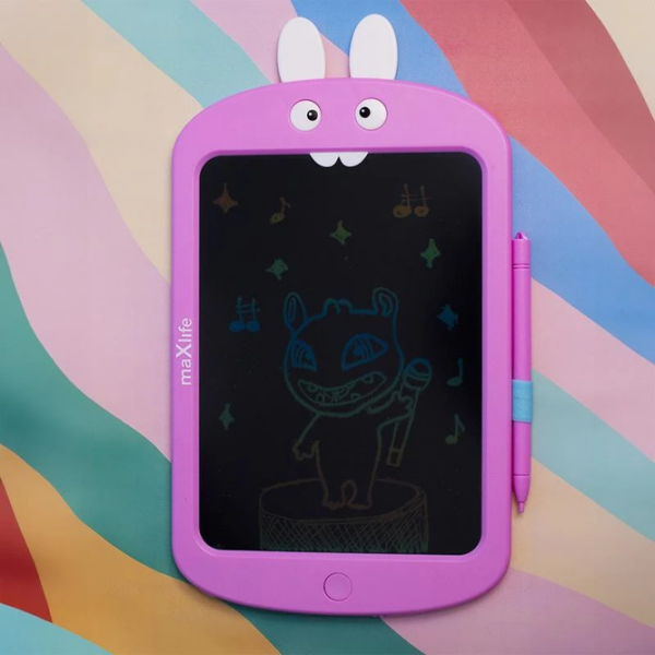 Tabletă grafică Maxlife Writing Board MXWB-02 Pink Pentru copii,  photo 2