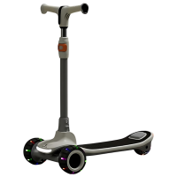 Trotinetă pentru copii cu trei roți RTM C009 (73166) Black , 80 kg, Din PU