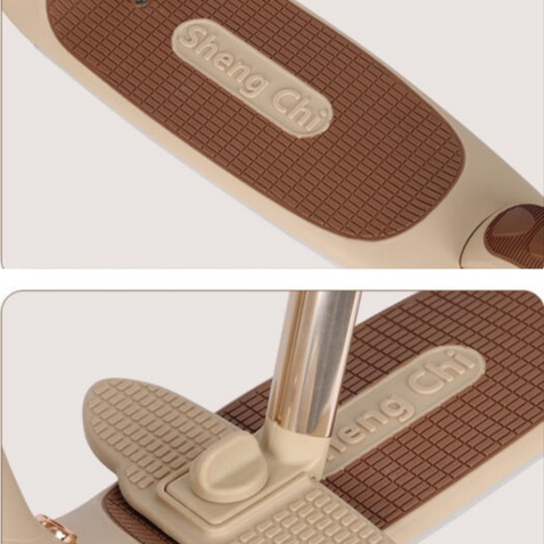 Trotinetă pentru copii cu trei roți ChiToys M7-4 (074001) Beige 1 an, 50 kg, Din PU photo 5
