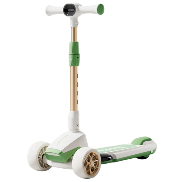 Trotinetă pentru copii cu trei roți RTM 8106 (81063) Green , 50 kg, Din PU photo 1