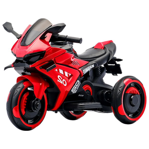 Детский мотоцикл Caider W8 Красный 3+ | 20 кг | 5 км/ч photo 1