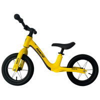 Bicicletă fără pedale Caider 918 12" Yellow  Metal / Pentru copii