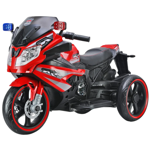 Детский мотоцикл Caider RT8188/2 Красный 3+ | 30 кг | 5 км/ч photo 1