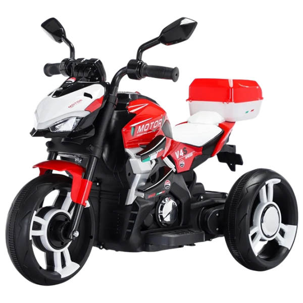 Детский мотоцикл Caider RT7788/2 Красный 3+ | 15 кг | 8 км/ч photo 1