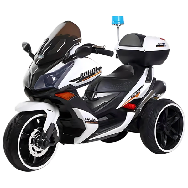 Детский мотоцикл Caider 550 Белый 3+ | 25 кг | 5 км/ч photo 1