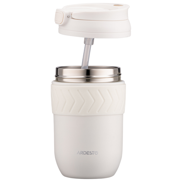 Cană termo Ardesto Cosy Travel Mug Beige 0.4l photo 4