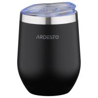 Cană termo Ardesto Compact Travel Mug Black 0.35l