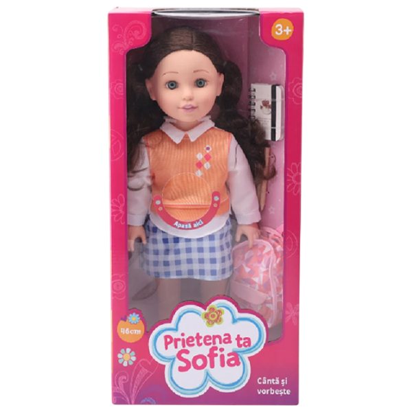 Păpușă HD Toys Sofia Inteligentă 522356 3+
