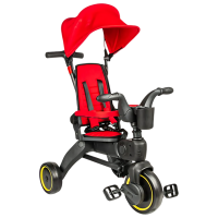 Triciclu Richi Tichi J1R1688/1 Red  Plastic / Pentru copii
