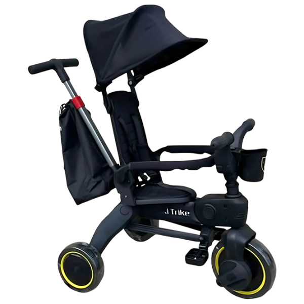 Triciclu Richi Tichi J1R1688/4 Black  Plastic / Pentru copii photo 1