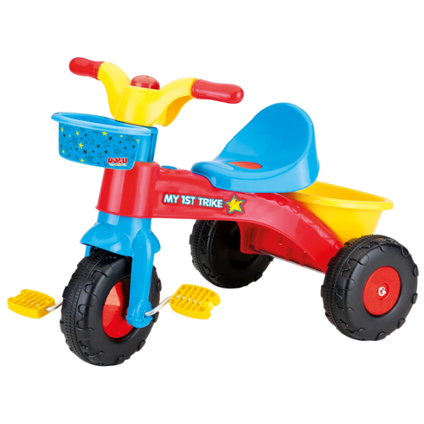 Triciclu Dolu 7006 Red  Plastic / Pentru copii photo 1