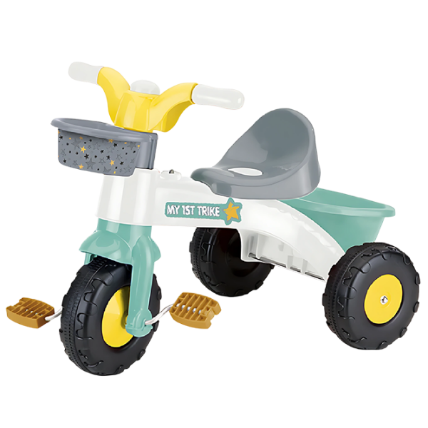 Triciclu Dolu 2605 White  Plastic / Pentru copii photo 1