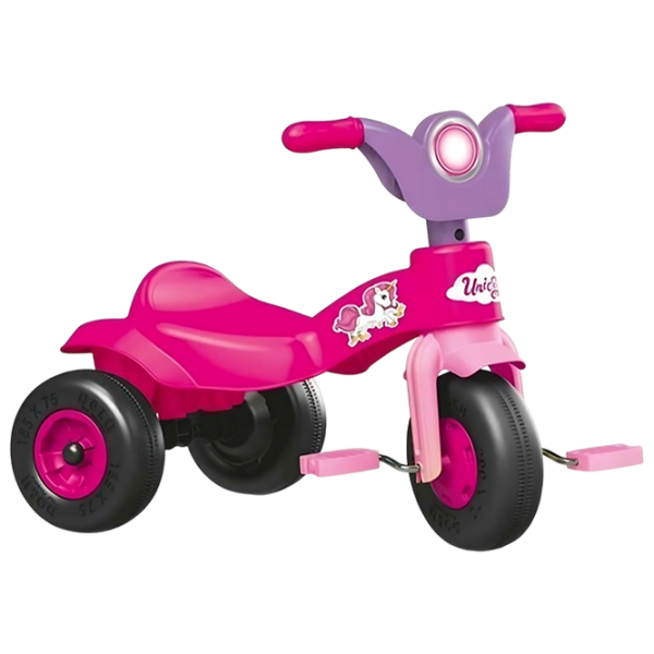 Triciclu Dolu Unicorn Pink  Plastic / Pentru copii photo 1