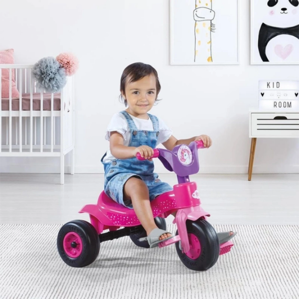 Triciclu Dolu Unicorn Pink  Plastic / Pentru copii photo 4